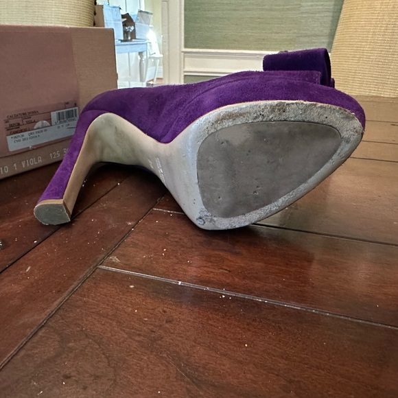 Miu Miu Peep Toe Pumps - Picture 5 of 6